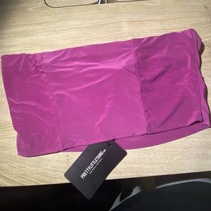 purple tube top
